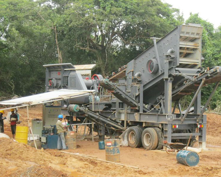 200 т/ч Мобильная дробилка дробления отходов