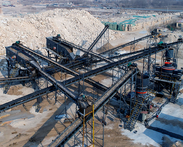 250 т/ч Комплекс дробления речного камня